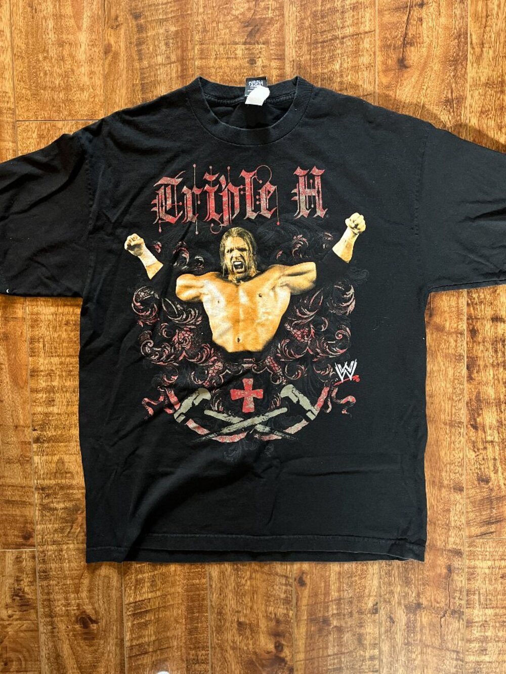 WWE Fifth Sun Triple H Black T Shirt Size XL